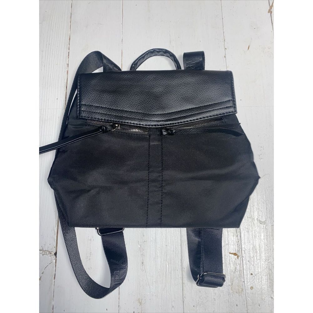 Botkier New York Trigger Mini Backpack Black Handbag Nylon Logo Straps